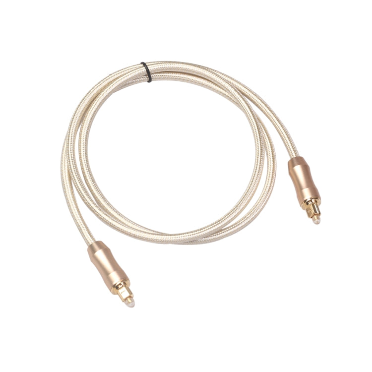 Cavo audio fibra ottica Toslink SPDIF 1 metro placcato oro