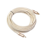 Cavo audio fibra ottica Toslink SPDIF 5 metri placcato oro