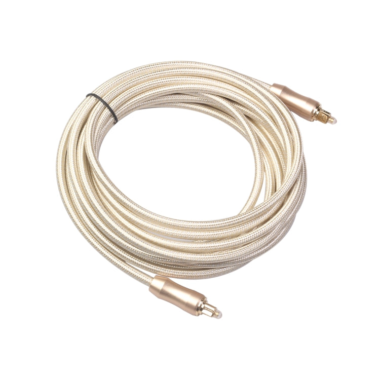 Cavo audio fibra ottica Toslink SPDIF 5 metri placcato oro