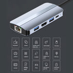Hub USB-C 9 in 1 con HDMI 4K, lettori SD/TF e PD 87W - immagine 3