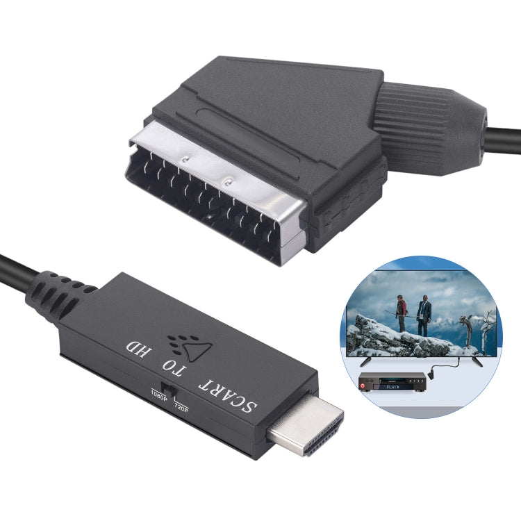Convertitore da Scart a HDMI 1080p compatibile