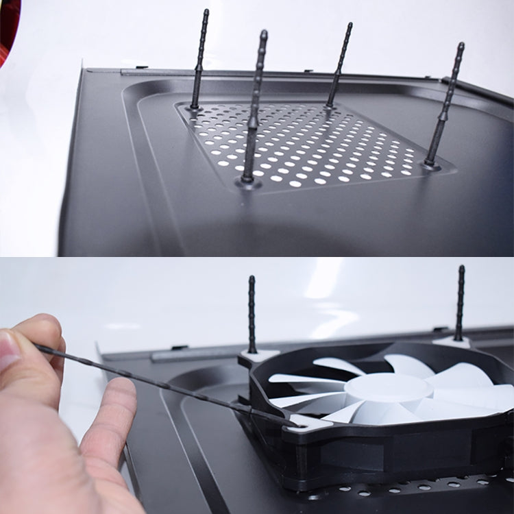 Vite in gomma siliconica per ventola PC 65mm 4 pezzi