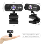 Webcam HD 720P con microfono fonoassorbente USB 2.0