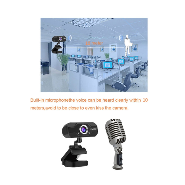 Webcam HD 720P con microfono fonoassorbente USB 2.0