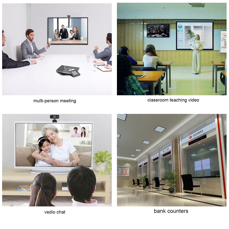 Webcam HD 720P con microfono fonoassorbente USB 2.0