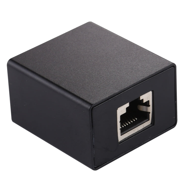 Prolunga RJ45 1 a 2 in lega di alluminio 9x8x3cm