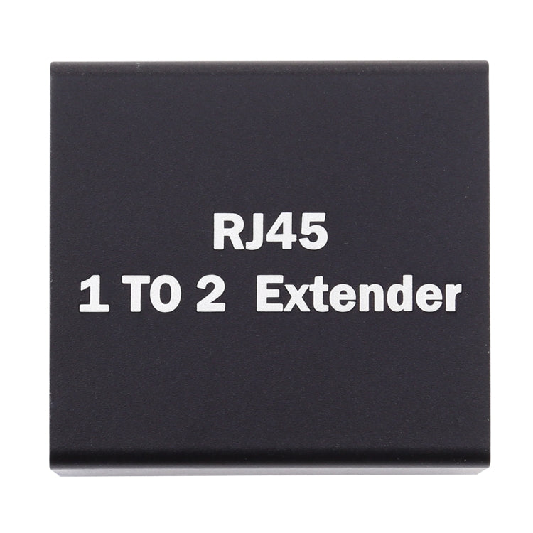 Prolunga RJ45 1 a 2 in lega di alluminio 9x8x3cm