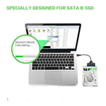 Cavo convertitore dati USB-C 3.1 maschio a SATA 15+7 pin 20 cm