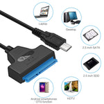 Cavo convertitore dati USB-C 3.1 maschio a SATA 15+7 pin 20 cm
