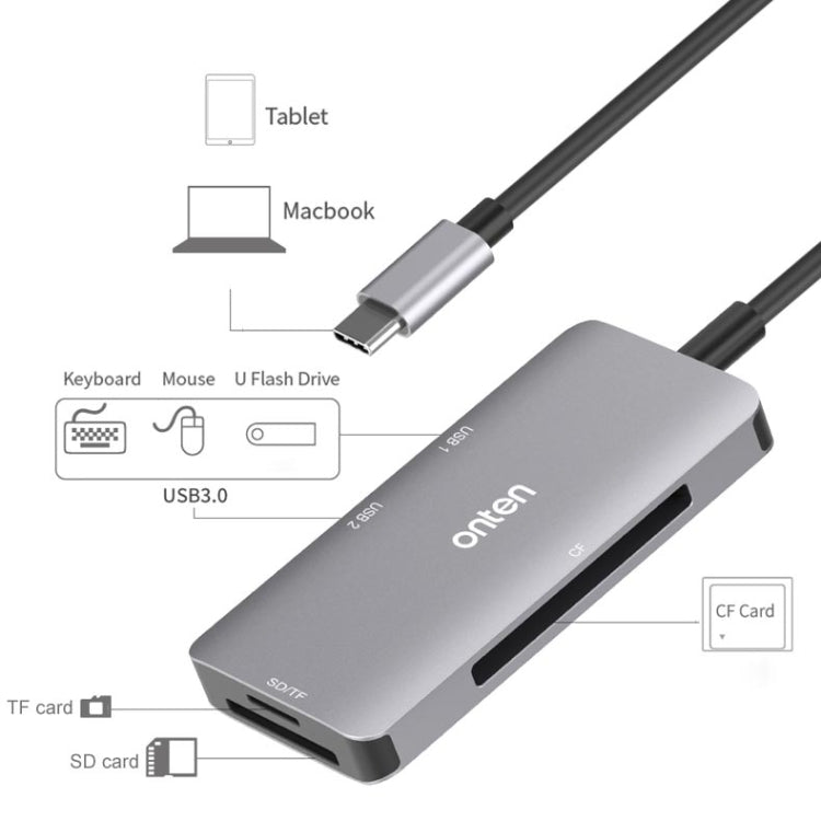 Lettore schede multifunzione 5 in 1 USB 3.0 Type-C OTG
