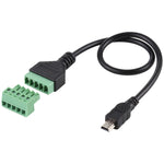 Cavo adattatore Mini 5 pin maschio a 5 pin USB 30 cm
