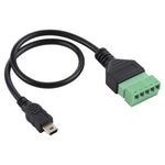 Cavo adattatore Mini 5 pin maschio a 5 pin USB 30 cm