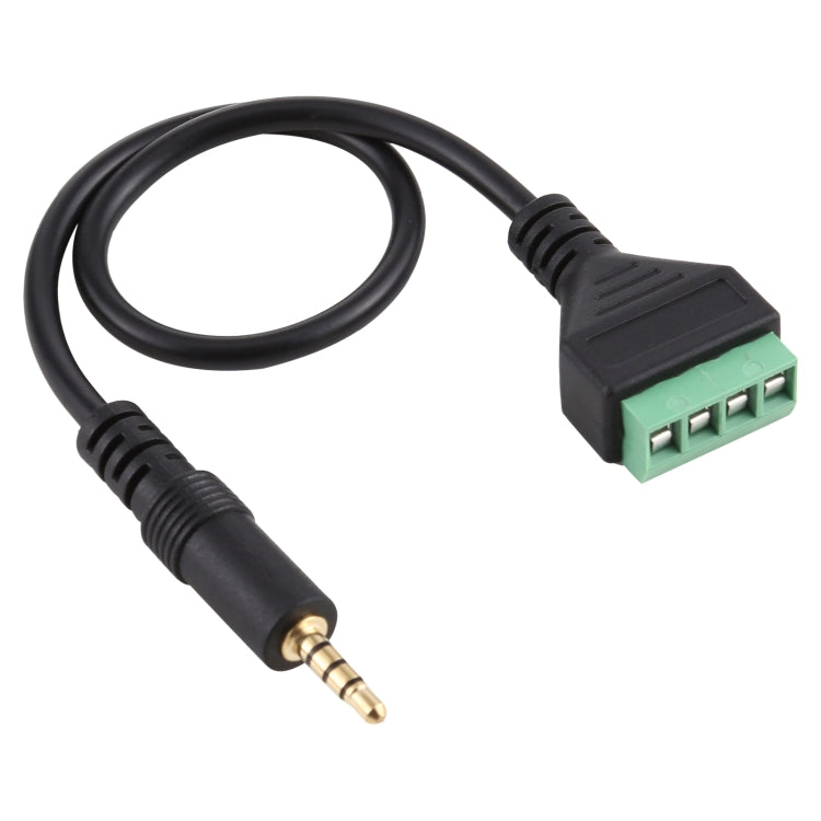 Cavo adattatore audio 3,5 mm maschio a 4 pin senza saldatura, 30 cm - immagine 2