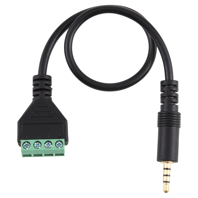 Cavo adattatore audio 3,5 mm maschio a 4 pin senza saldatura, 30 cm - immagine 3