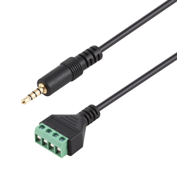 Cavo adattatore audio 3,5 mm maschio a 4 pin senza saldatura, 30 cm - immagine 4