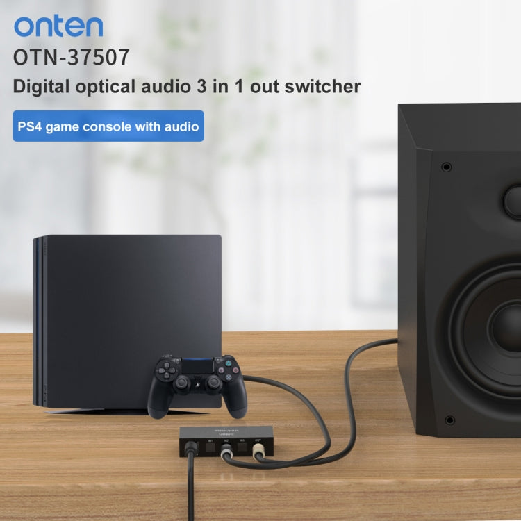 Connettore audio digitale ottico 3 ingressi 1 uscita