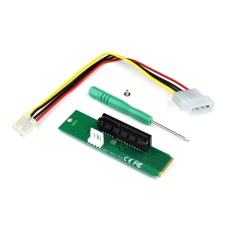 Scheda adattatore PCI-E 4X femmina a NGFF M.2 maschio