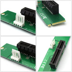 Scheda adattatore PCI-E 4X femmina a NGFF M.2 maschio