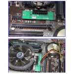 Scheda adattatore PCI-E 4X femmina a NGFF M.2 maschio
