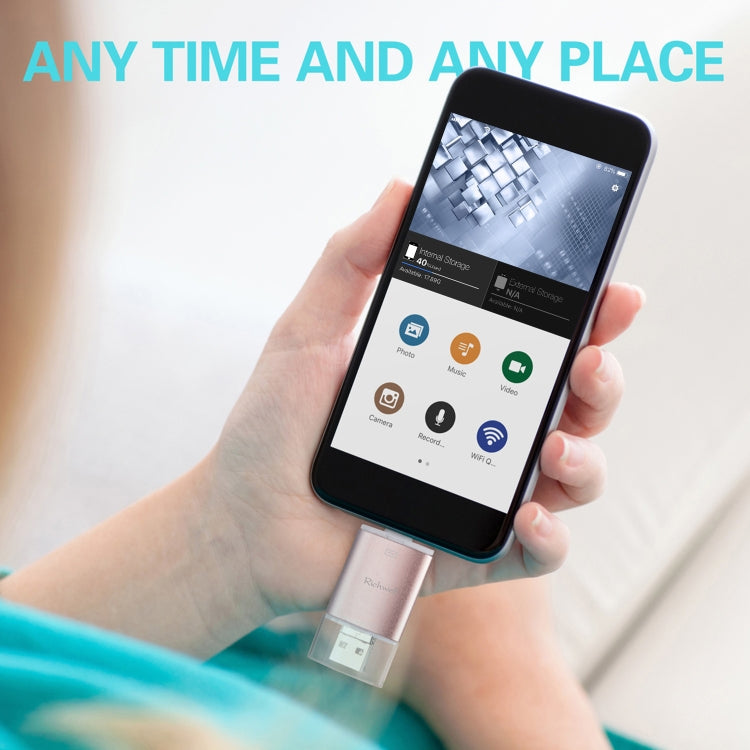 Richwell Disco Flash 3 in 1 32GB con OTG USB Type-C