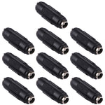 10 connettori adattatori femmina-femmina 5,5x2,1 mm