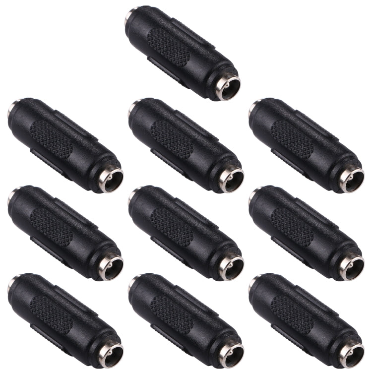 10 connettori adattatori femmina-femmina 5,5x2,1 mm