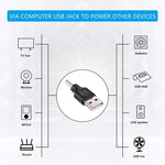 Set 10 adattatori maschio 3,5x1,35 mm a USB maschio