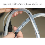 Tubo ordinato per avvolgimento cavi, tubi a spirale in PE da 18 m, diametro nominale: 4 mm, 4mm / 18m Length