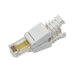 Spina RJ-45 modulare Cat5e a crimpare senza attrezzi
