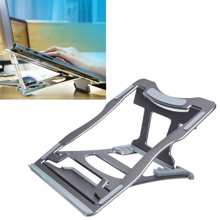 Staffa portatile in lega di alluminio per laptop 21x26 cm