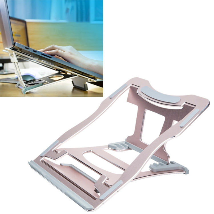 Staffa portatile in lega di alluminio per laptop 21x26 cm
