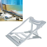 Staffa portatile in lega di alluminio per laptop 21x26 cm