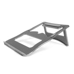 Staffa portatile in lega di alluminio per laptop 21x26 cm
