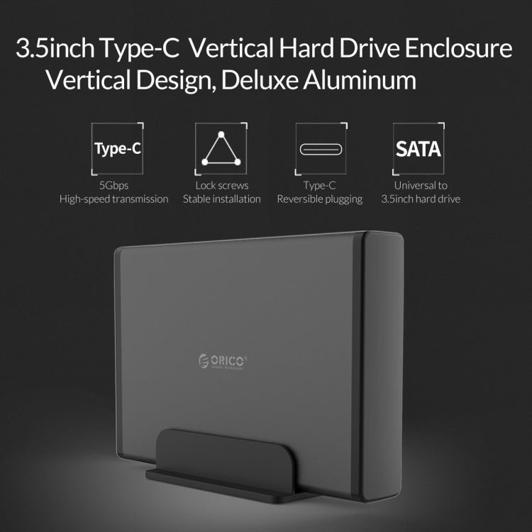 Custodia HDD 3,5" ORICO 7688C3 USB-C fino a 8TB - immagine 6