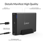 Custodia HDD 3,5" ORICO 7688C3 USB-C fino a 8TB - immagine 7