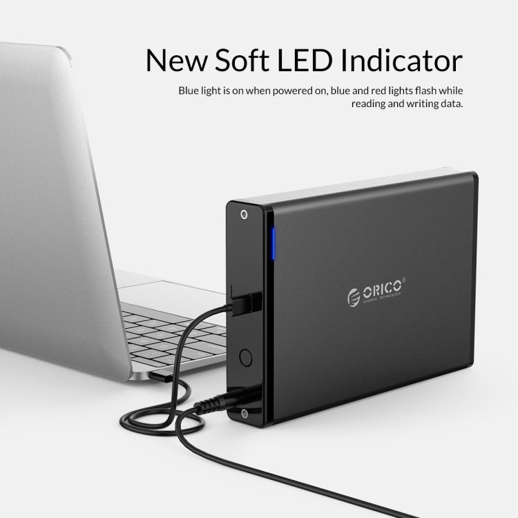 Custodia HDD 3,5" ORICO 7688C3 USB-C fino a 8TB - immagine 9