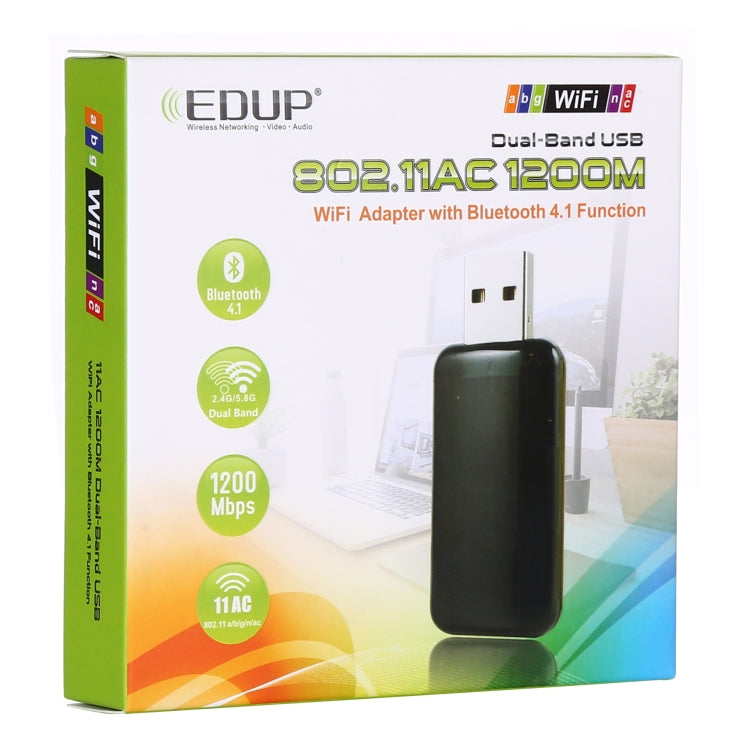Adattatore WiFi USB Dual Band AC1200 con Bluetooth 4.1