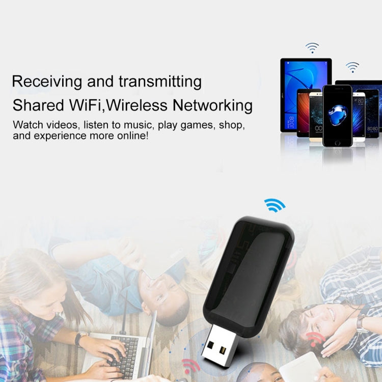 Adattatore WiFi USB Dual Band AC1200 con Bluetooth 4.1