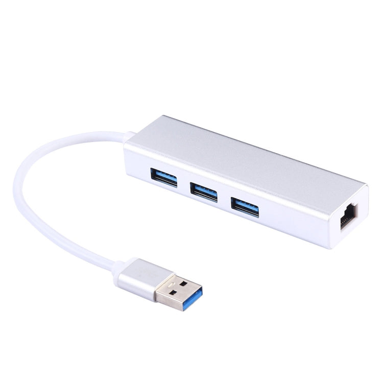 Hub USB 3.0 3 porte con adattatore Ethernet Gigabit 1000Mbps