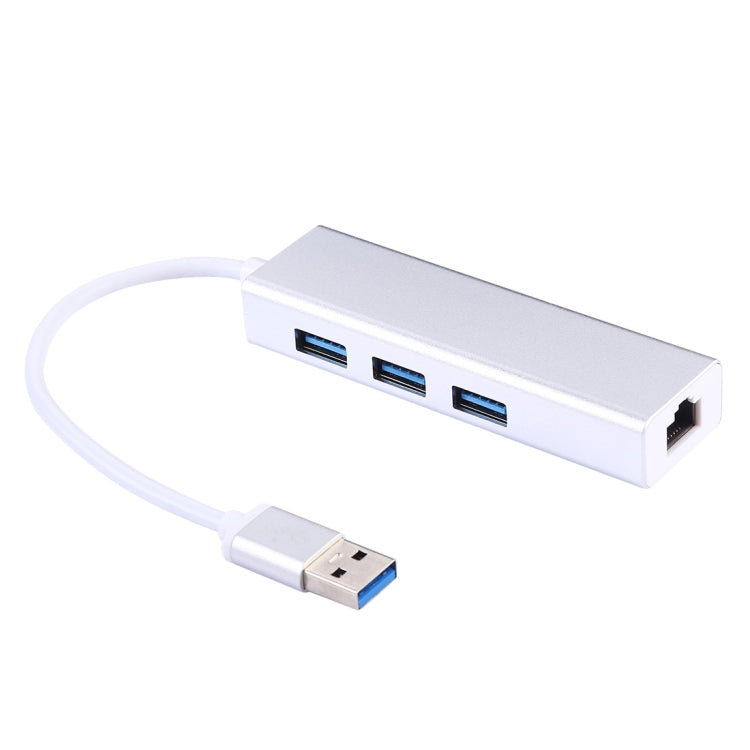 Hub USB 3.0 3 porte con adattatore Ethernet Gigabit 1000Mbps