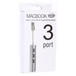 Hub USB 3.0 3 porte con adattatore Ethernet Gigabit 1000Mbps