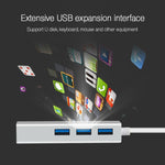 Hub USB 3.0 3 porte con adattatore Ethernet Gigabit 1000Mbps
