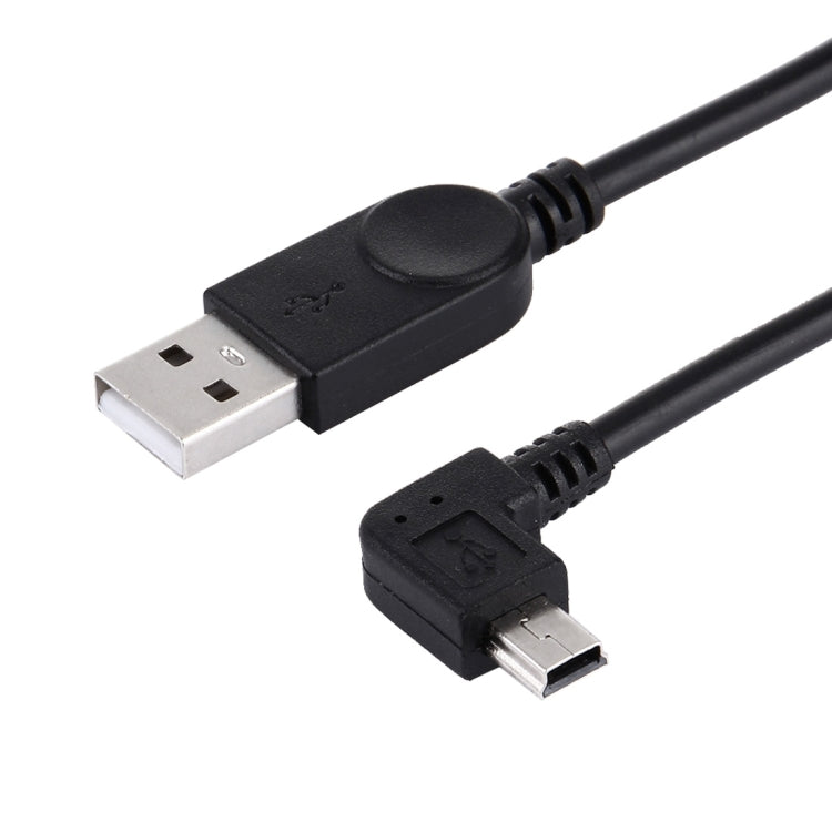 Cavo dati mini USB a USB angolo 90° sinistro 28 cm
