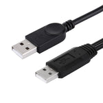 Cavo USB 2.0 maschio 2 in 1 doppio 50 cm