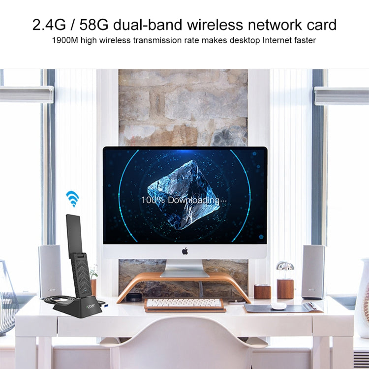 Adattatore WiFi USB 3.0 Dual Band AC1900Mbps