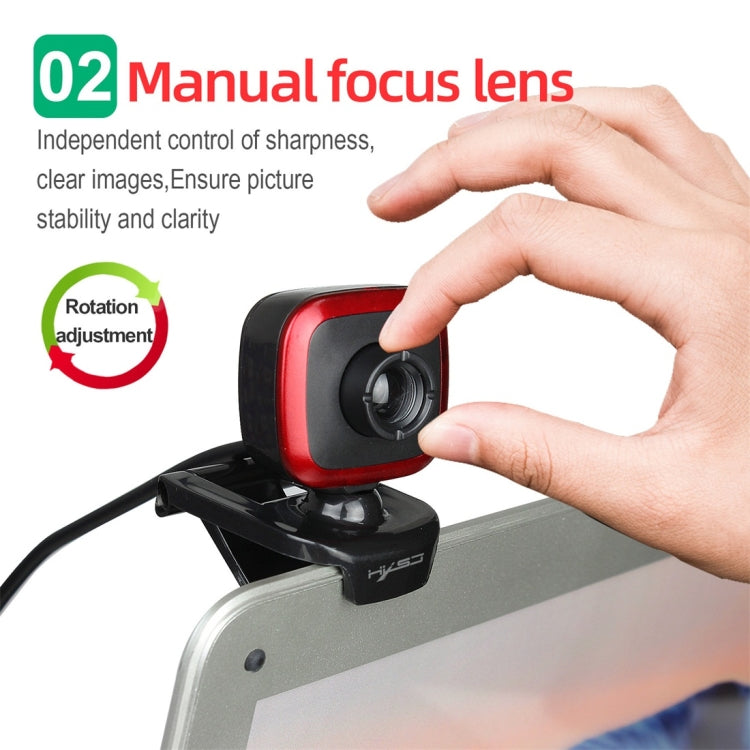 Webcam PC HXSJ A849 HD 480P con microfono