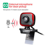 Webcam PC HXSJ A849 HD 480P con microfono