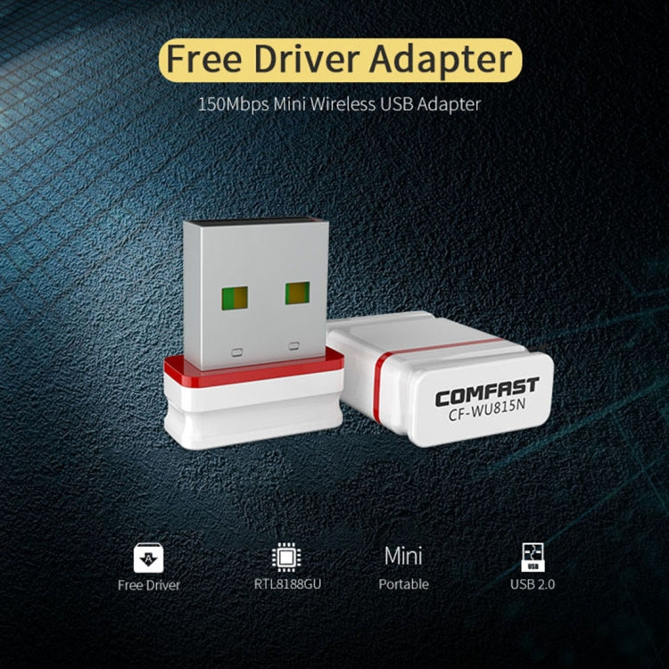 Adattatore WiFi USB COMFAST CF-WU815N 150Mbps mini