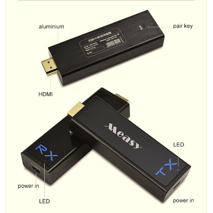 Measy W2H Nano Extender HDMI wireless 3D Full HD 1080P, distanza di trasmissione: 30 m