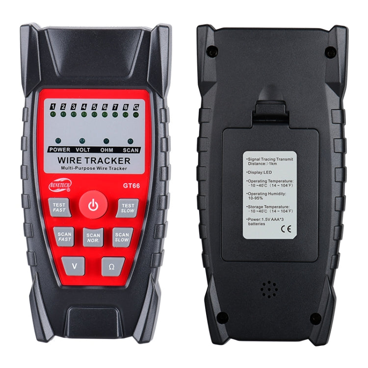 Tester cavi rete BENETECH GT66 RJ11 RJ45